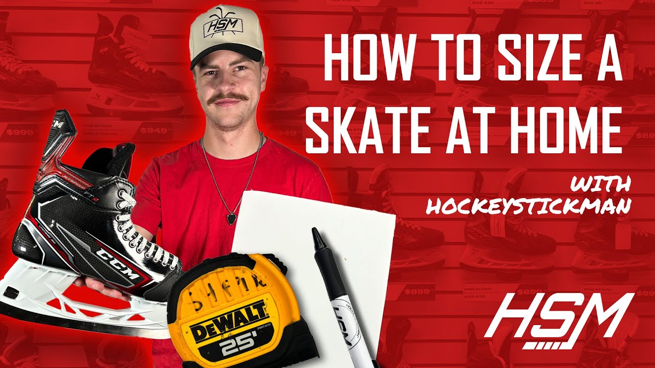 How to Find Your Hockey Skate Size and Fit at Home