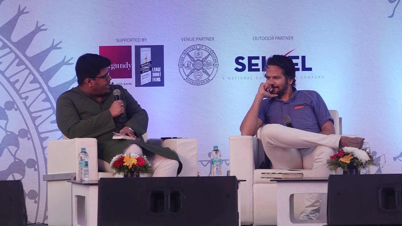 Chandrahas Choudhury and Sampad Patnaik at TSBLM 2019, Day 2