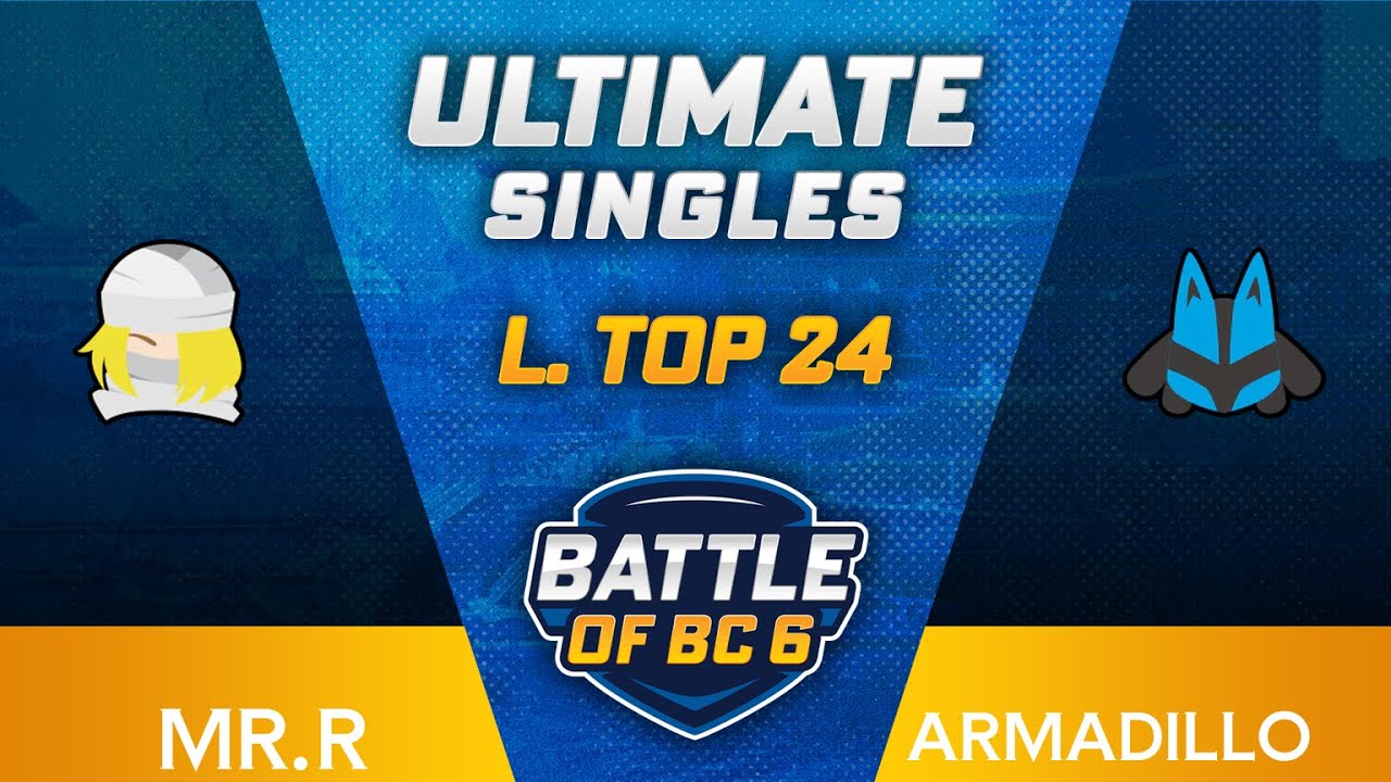 Mr.R (Sheik) vs Armadillo (Lucario) - Ultimate Singles Losers Top 24 - Battle of BC 6