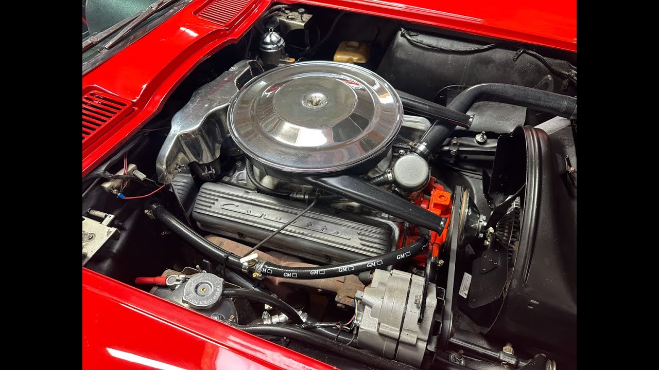 1964 Red Corvette Cold Start