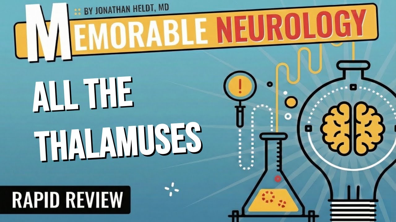 Thalamus, Hypothalamus, and Epithalamus Mnemonics (Memorable Neurology Lecture 3)