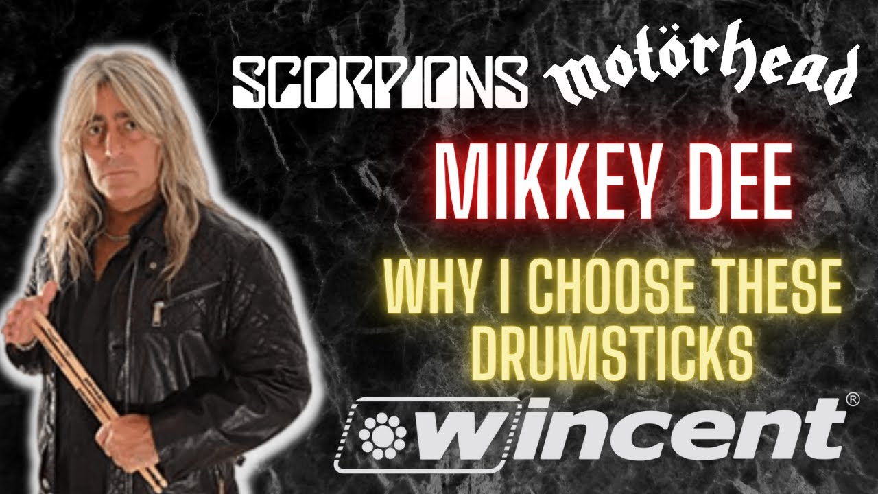 Scorpions & Motorhead drummer Mikkey Dee talks about Wincent Drumsticks