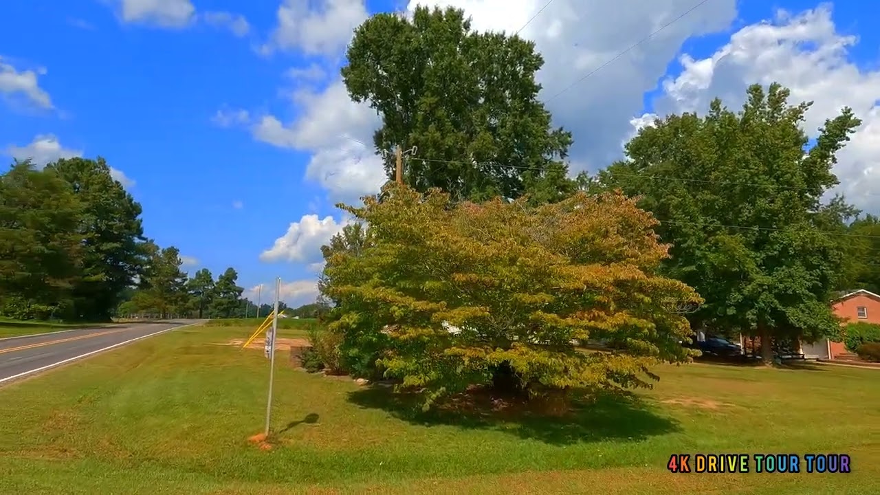 DRIVING IN COUNTRY HENDERSON AND WARRENTON NC USA 2022