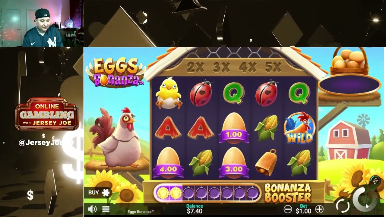 Eggs Bonanza slot LIVE [Online Gambling with Jersey Joe # 309]