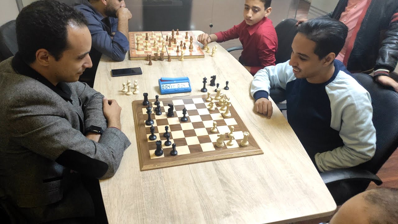 احلي مباره مع د باسم امين بطل العرب وافريقيا في الشطرنج