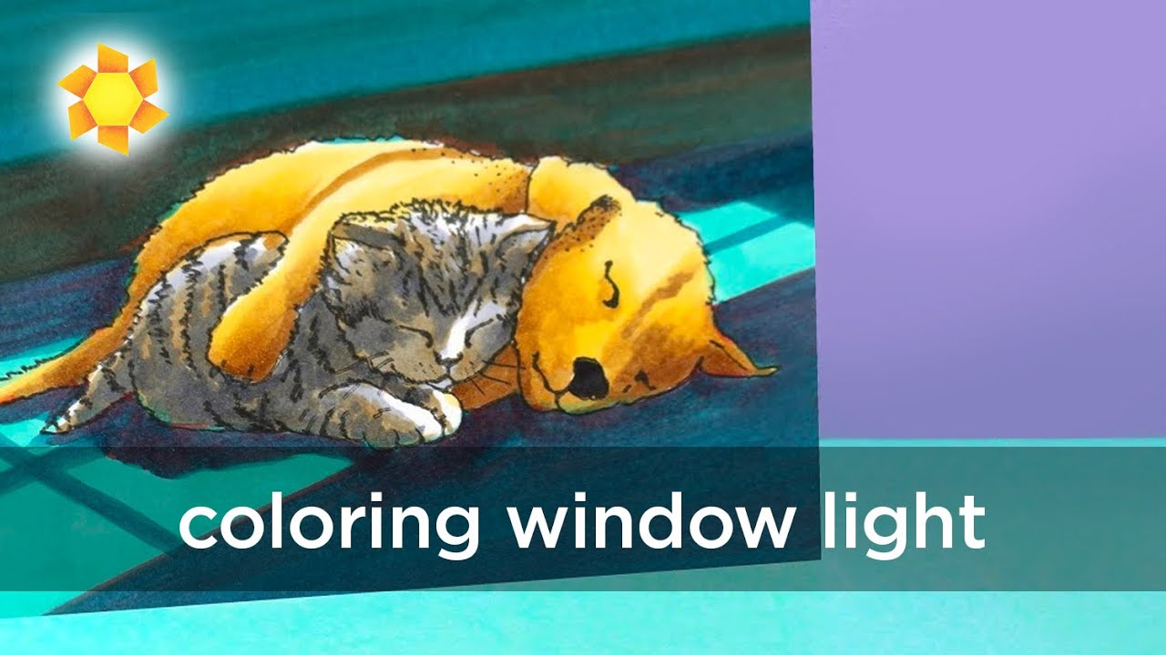 Copic Coloring Window Light