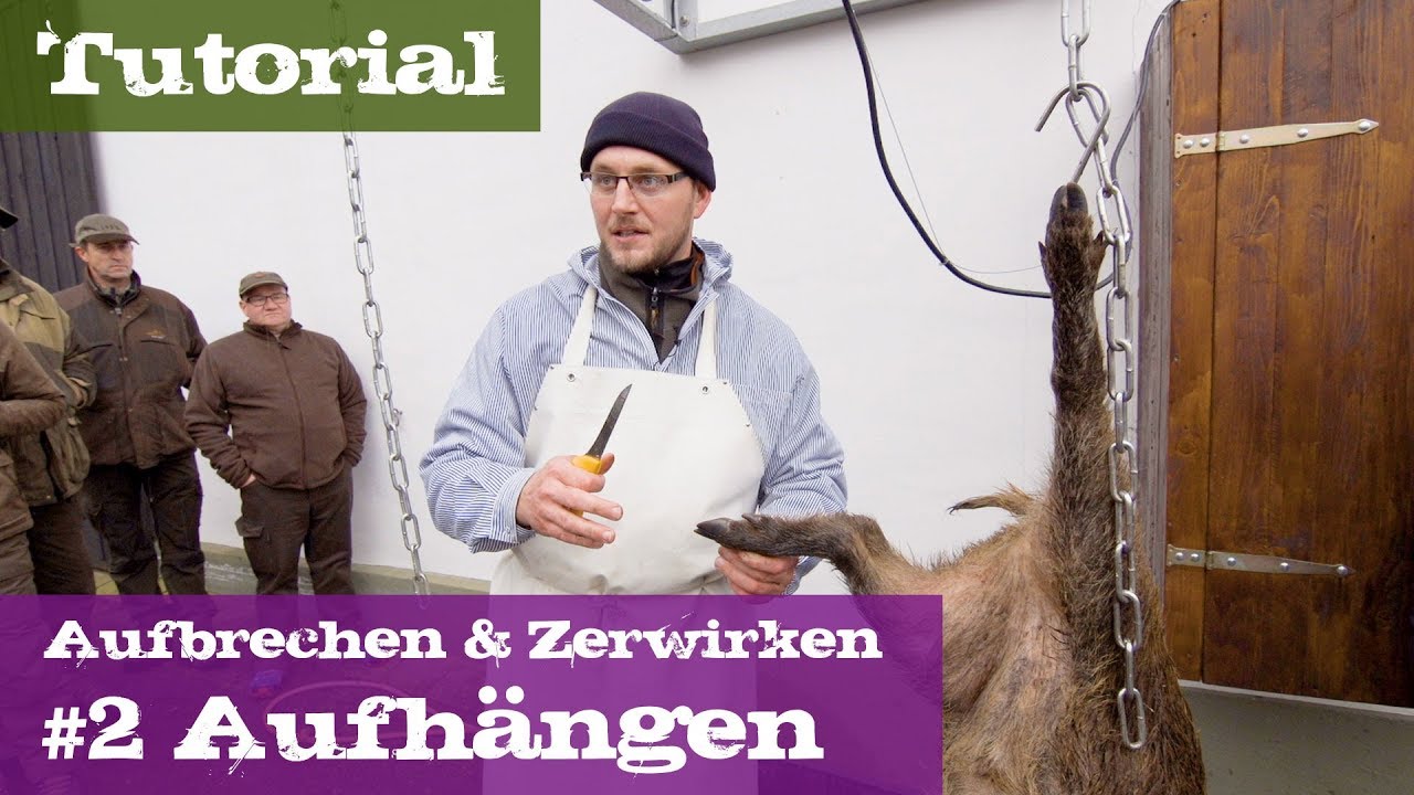 #2 Aufh&auml;ngen - Lehrgang Aufbrechen & Zerwirken