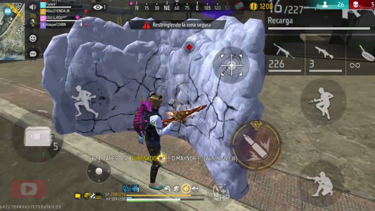 #freefire Jugando con gente del mundo🌎 #1 