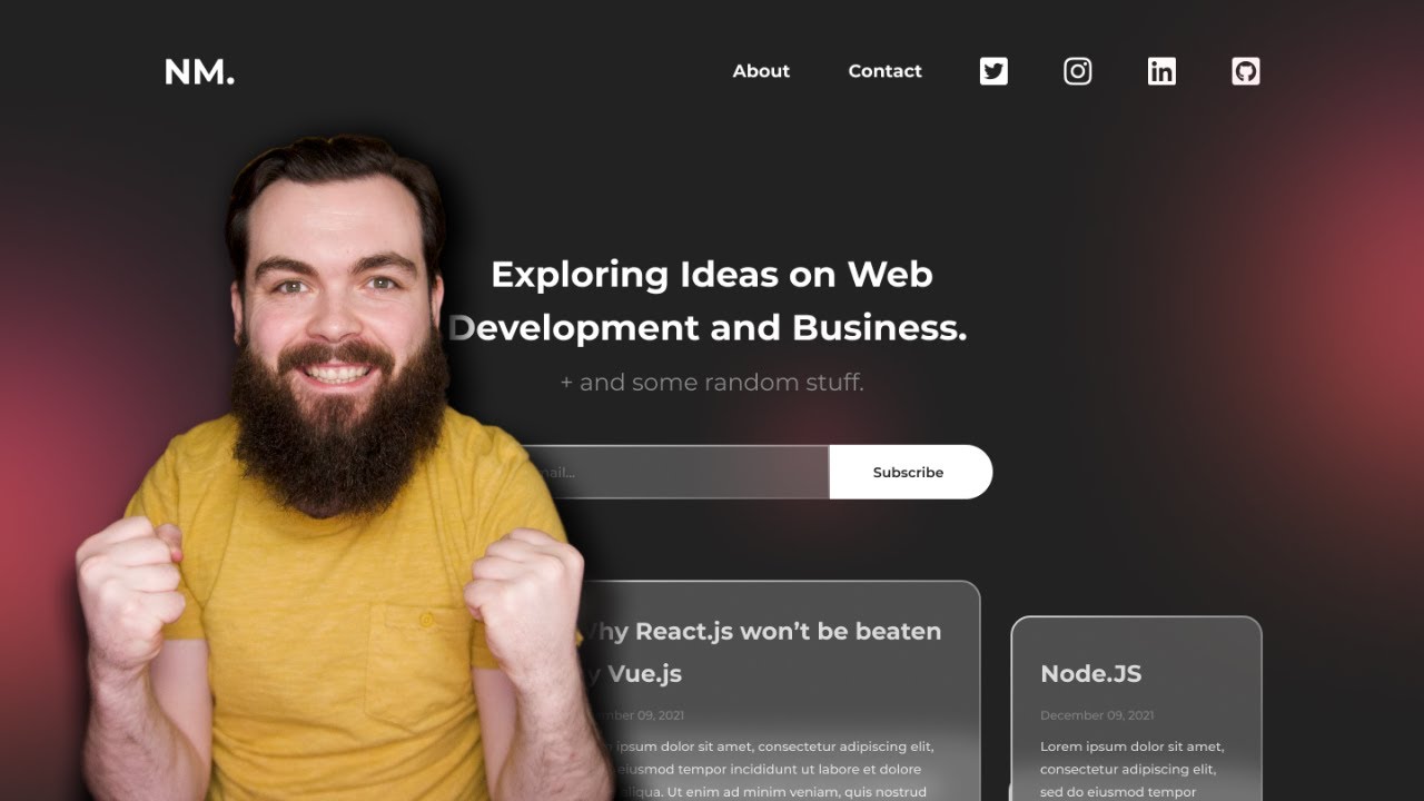 Rebuilding my Personal Site with Next.js | Blog, Newsletter and setup (Part 5)