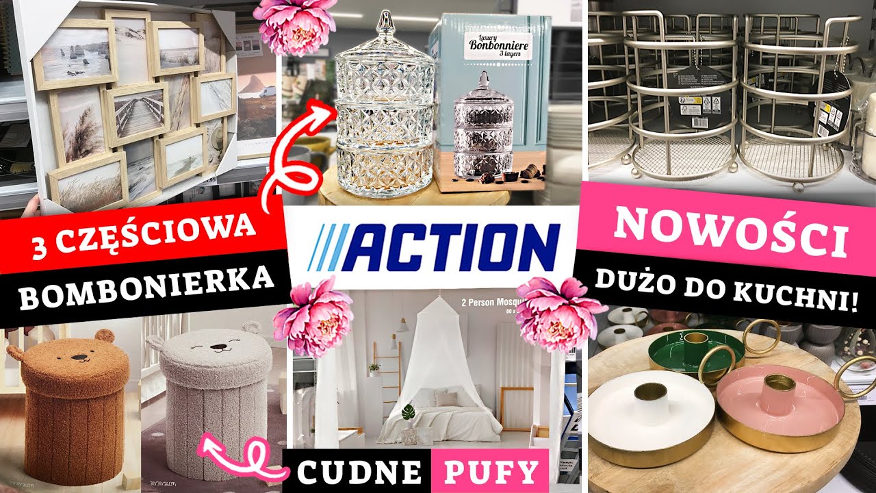 ACTION CUDNA BOMBONIERKA!!! 😍 MNÓSTWO NOWOŚCI DO KUCHNI ☕️  NOWE WIOSENNE BIEŻNIKI I OBRUSY 🌸🌸🌸