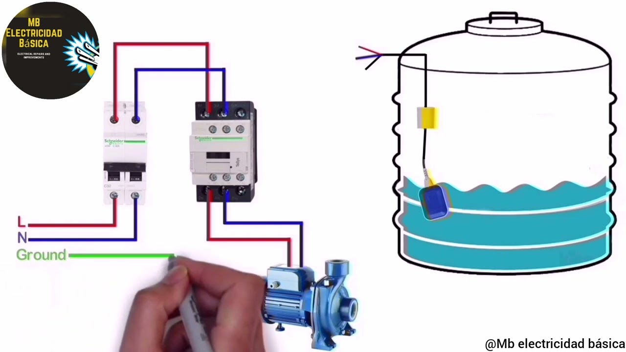 Funcionamiento y conexión de un ELECTRONIVEL en un tinaco.