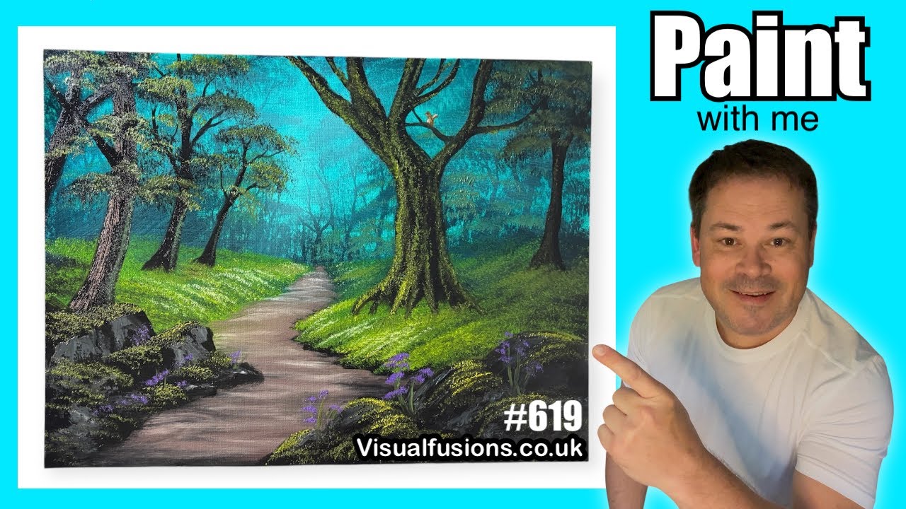 A Walk Into the Light 🌿 Oil Painting Tutorial | Step-by-Step Landscape | 