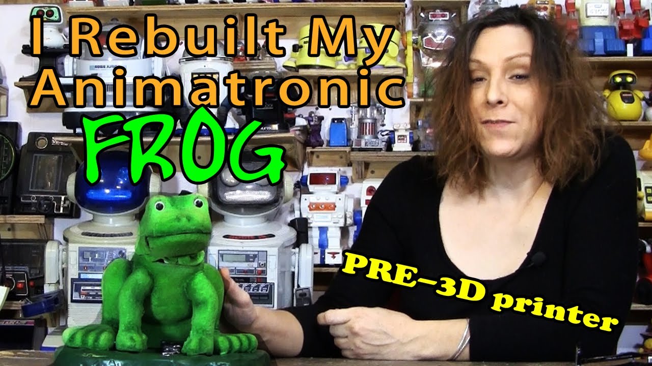 Прошло 20 лет, но я наконец-то закончил свою аниматронную лягушку
