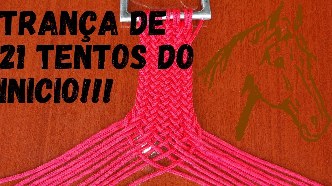 COMO FAZER A TRANÇA DE 21 TENTOS DO COMEÇO
