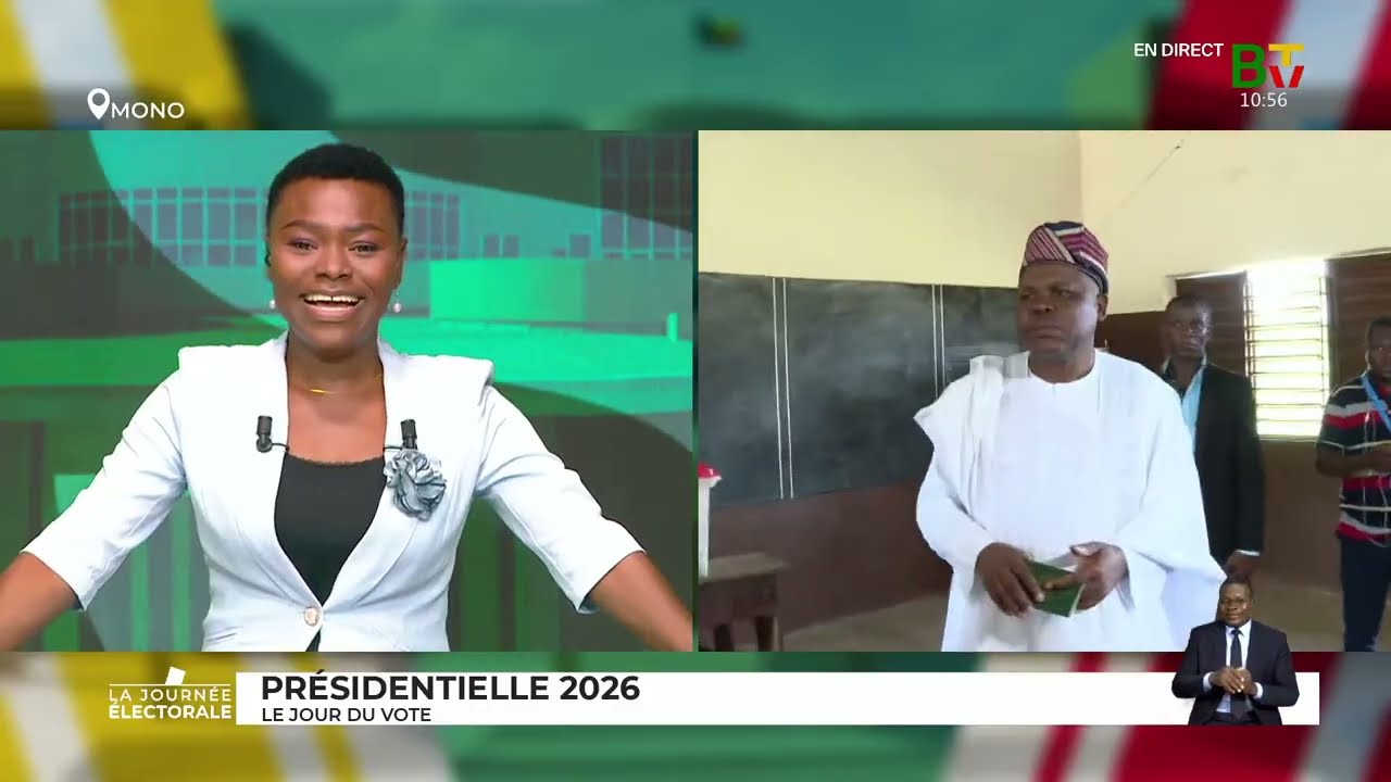 Direct | #Presidentielle2026 : La journ&eacute;e &eacute;lectorale partie 03 sur #B&eacute;ninTV #SRTBinfo