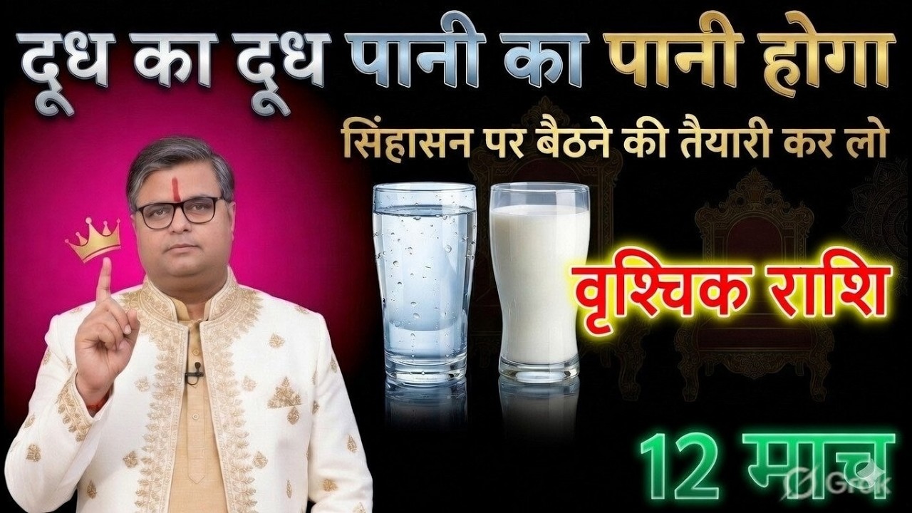 वृश्चिक राशि वालों 🚨 08-09 मार्च 2026 से सिंहासन पर बैठने का राजयोग! राजा बनने की तैयारी कर लो🔥@