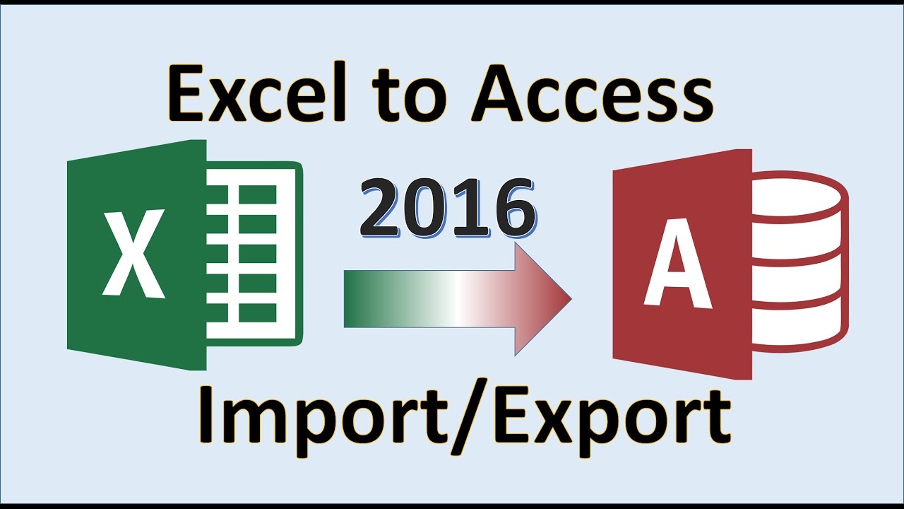 Excel 2016 — Импорт в Access — Как экспортировать данные из Microsoft MS в базу данных — Учебное ...