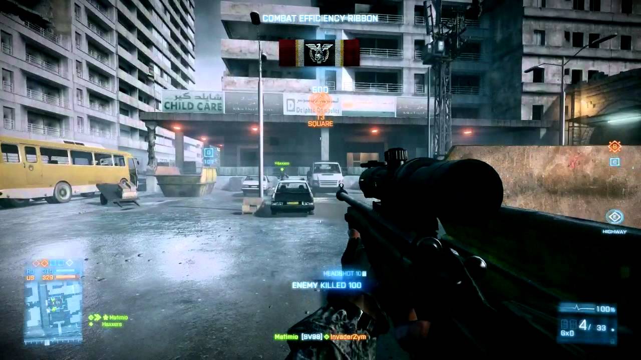 Battlefield 3 Sniper Try Hard Live Commentary: Recon Gameplay