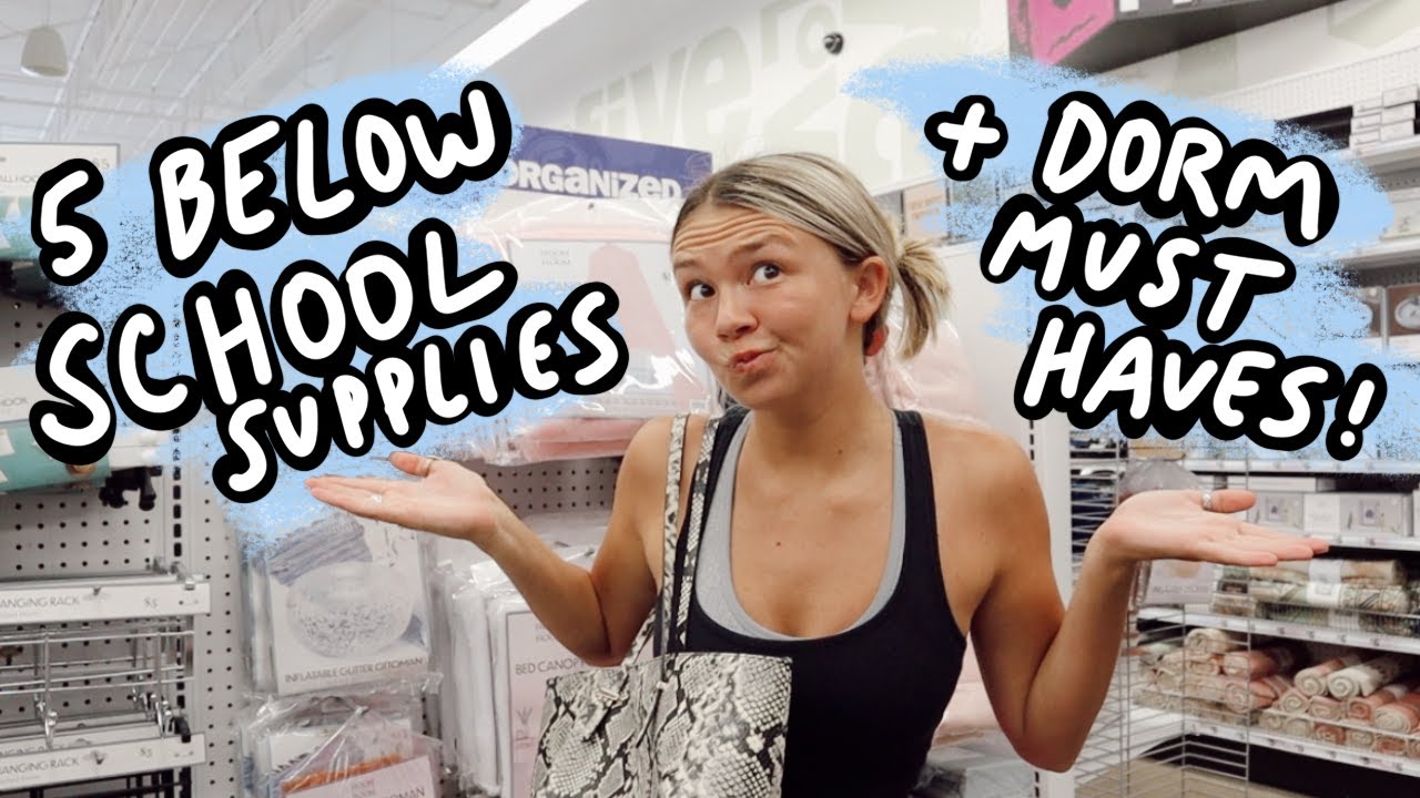 SCHOOL SUPPLY SHOPPING 2021: FIVE BELOW EDITION!