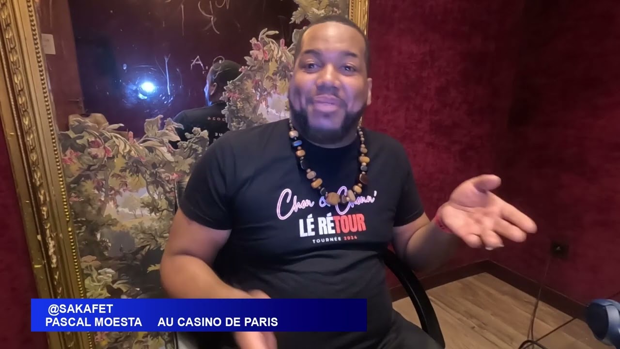 Publi reportage Pascal Moesta  au  Casino de Paris 12 mai 2024