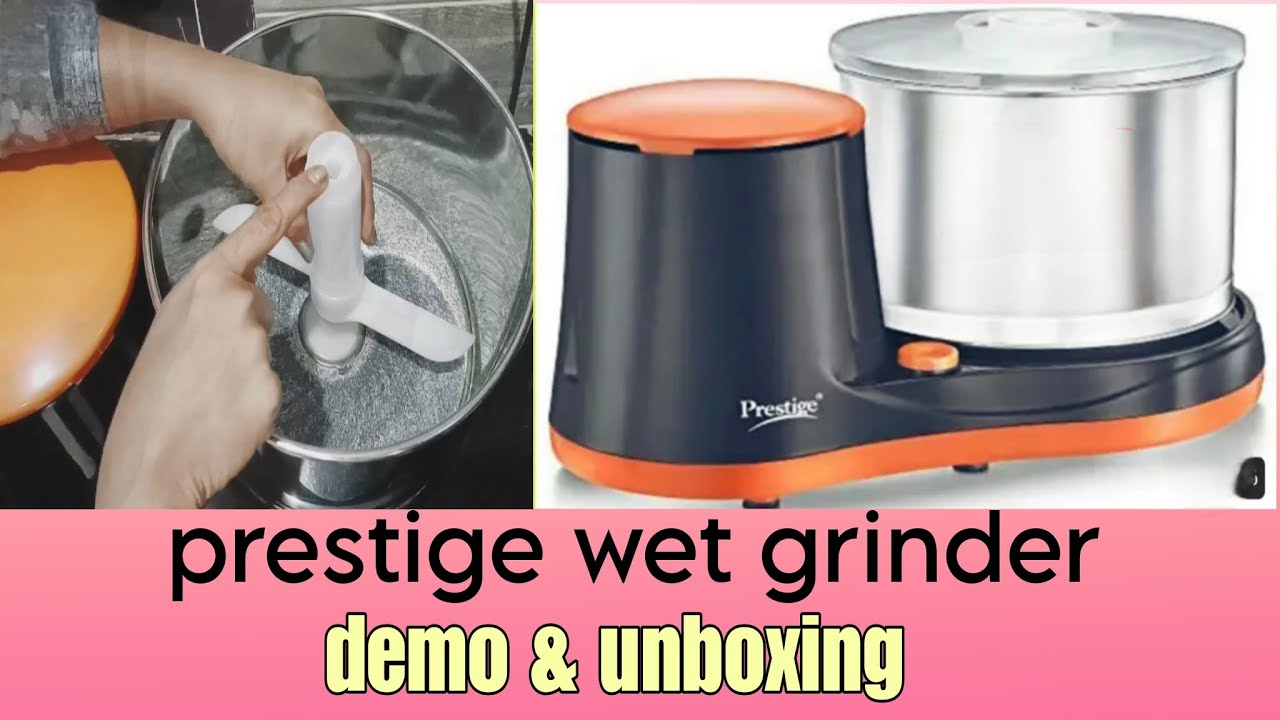 #prestige wet grinder unboxing & demo // full details // in Telugu // ccw