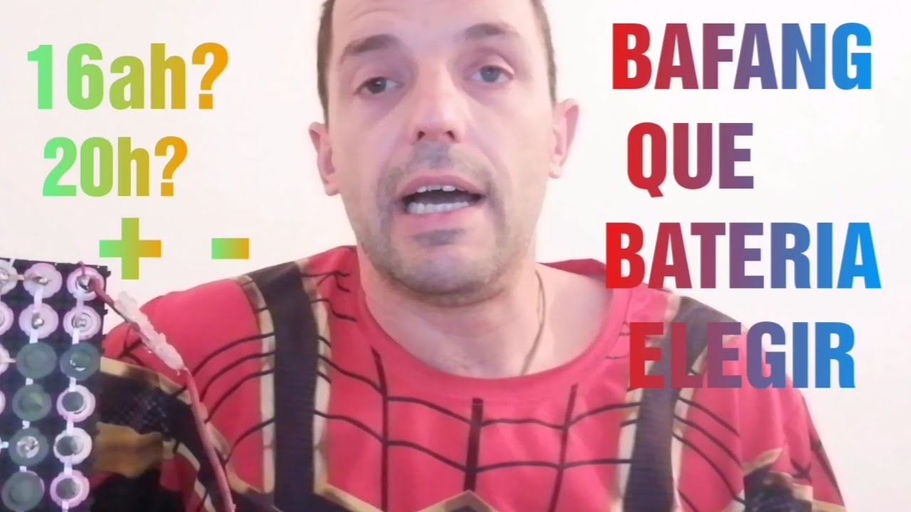 BAFANG: DUDAS BATERÍA Y MOTOR