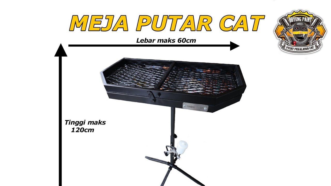 WAJIB PUNYA!!!(meja putar cat PORTABLE)REPAINT