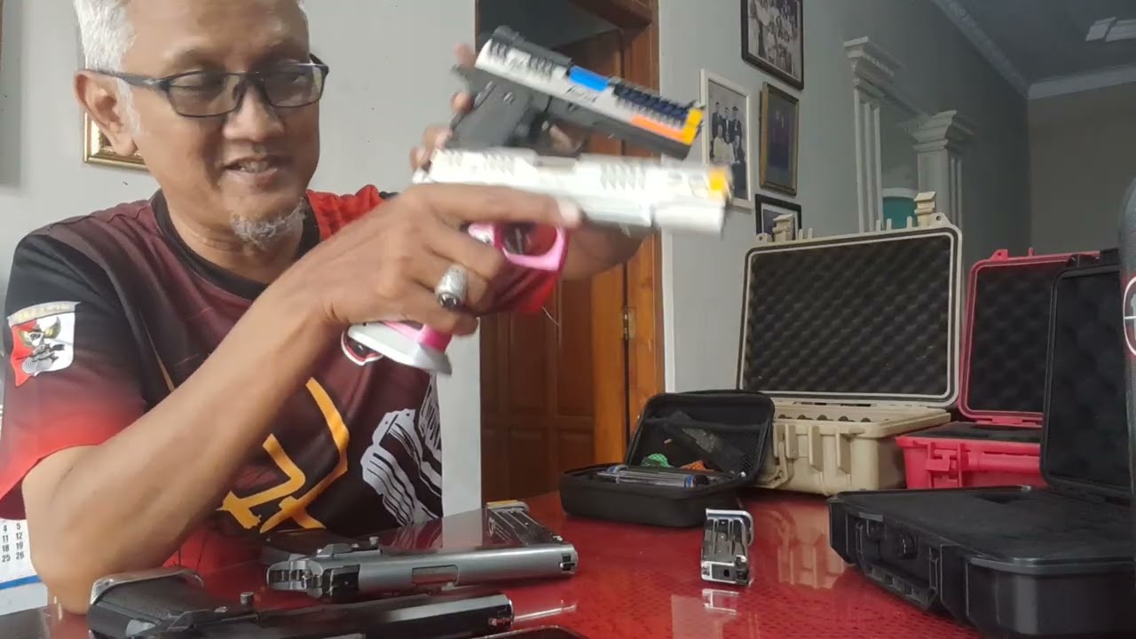 Unit airsoftgun yang dipakai olahraga tembak reaksi AA IPSC PERBAKIN Kabupateb Tegal