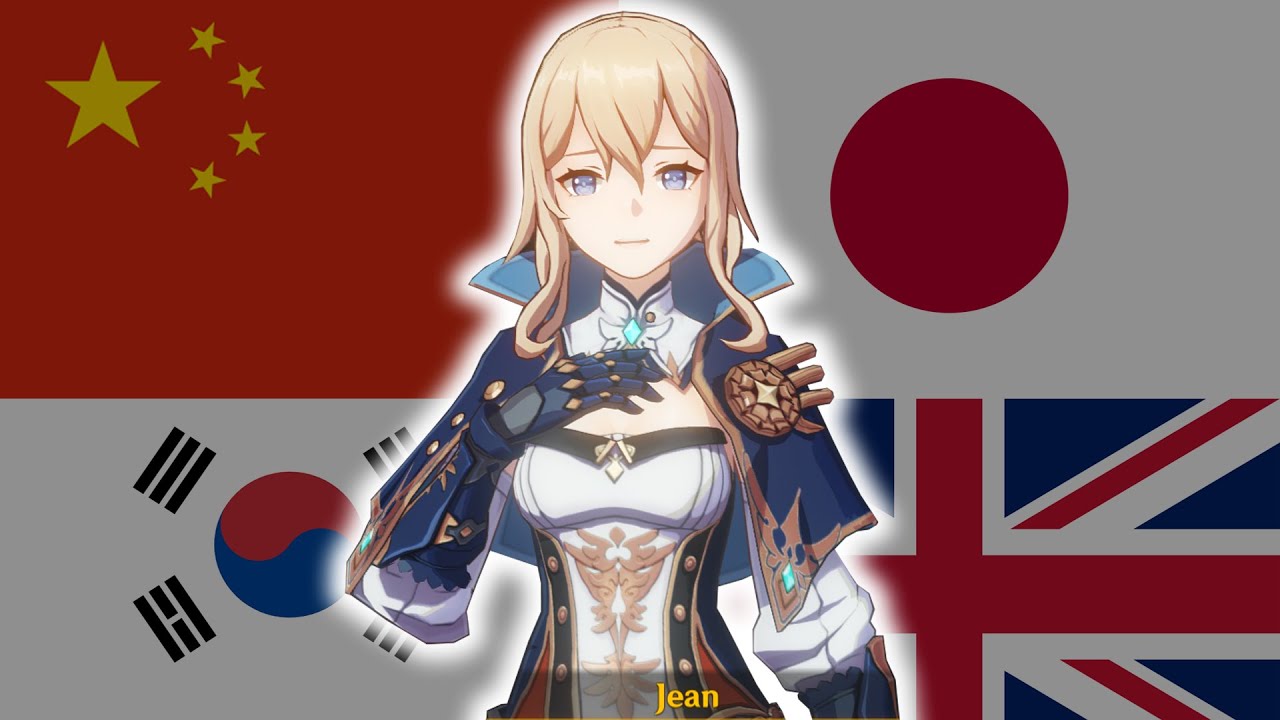 Jean in All Langauges [Genshin Impact]