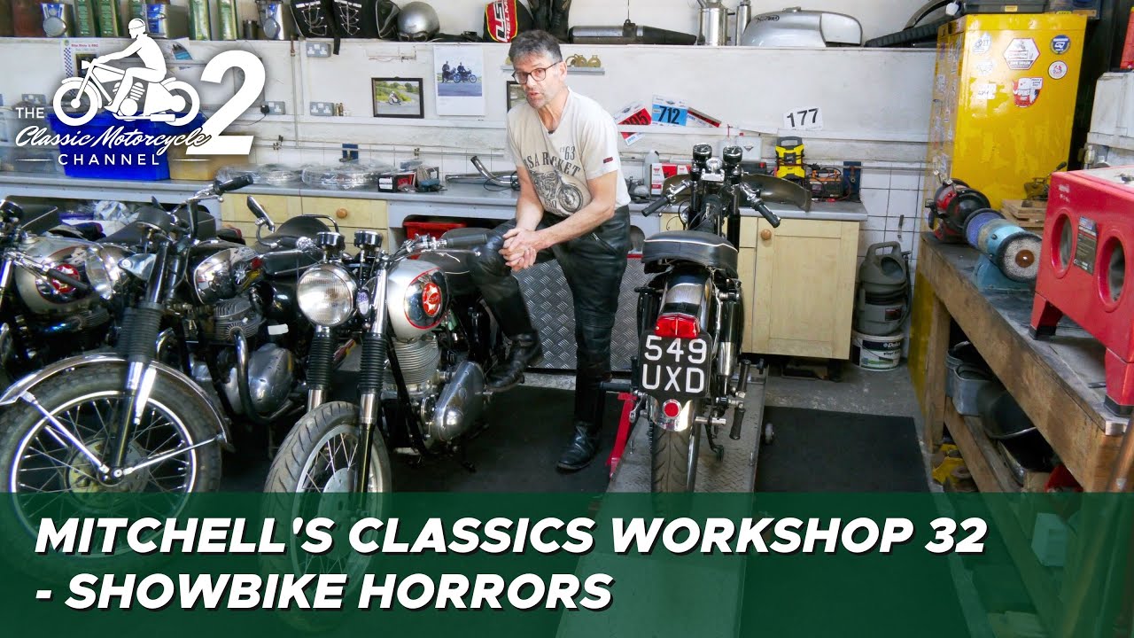 Видеоблог Classic Motorcycle Workshop 32 — ужасы шоу-байков — покупатели, будьте бдительны!