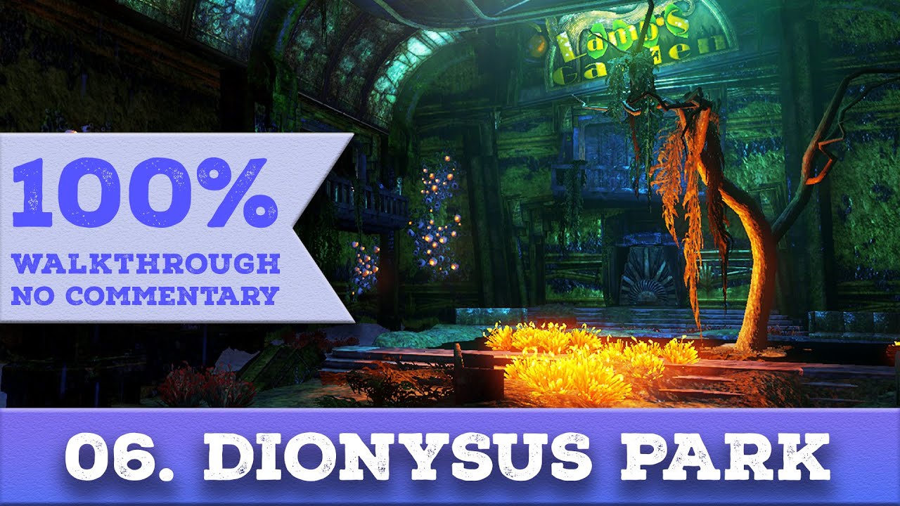 Bioshock 2 Remastered Walkthrough (Hard, No Damage, All Collectibles) 06 DIONYSUS PARK