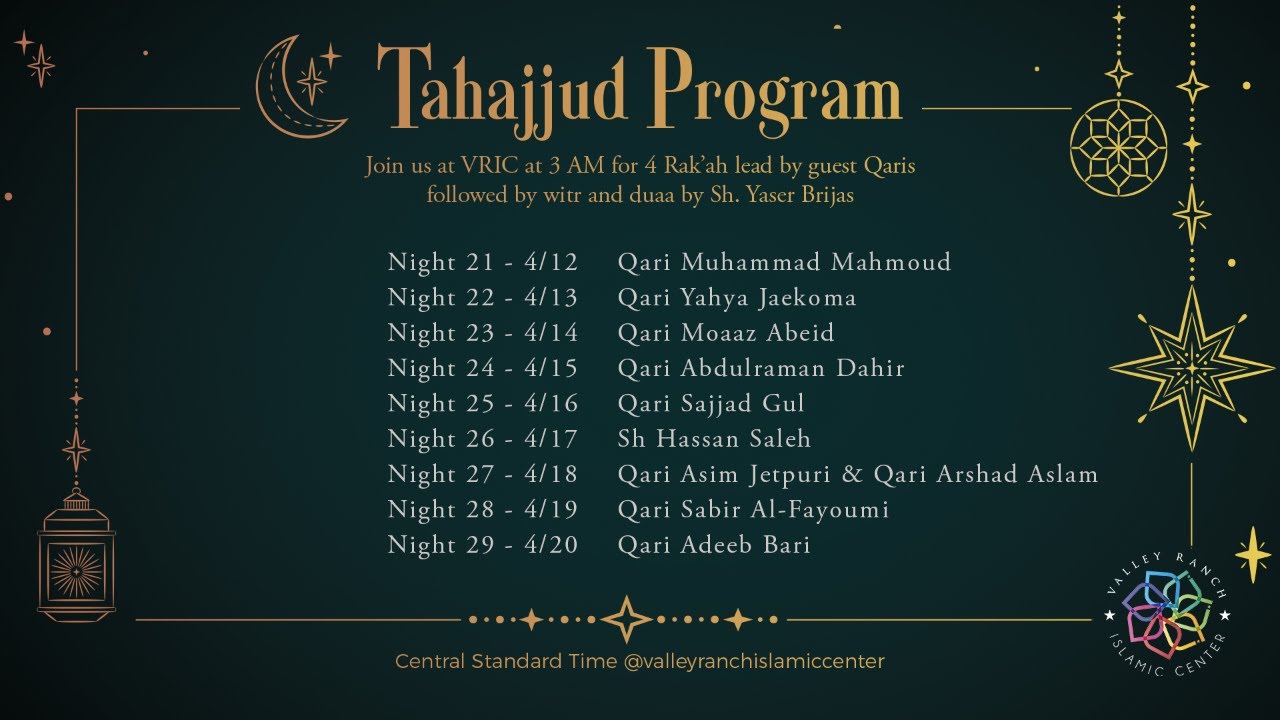 Tahajjud | Night 27 | Qari Asim Jetpuri & Qari Arshad Aslam