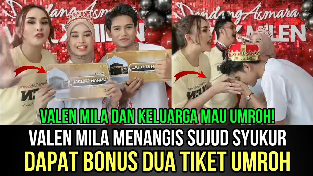 AUTO BAPER! Mila dan Valen Menangis Sujud Syukur, Owner Ini Berikan Bonus Tiket Umroh!
