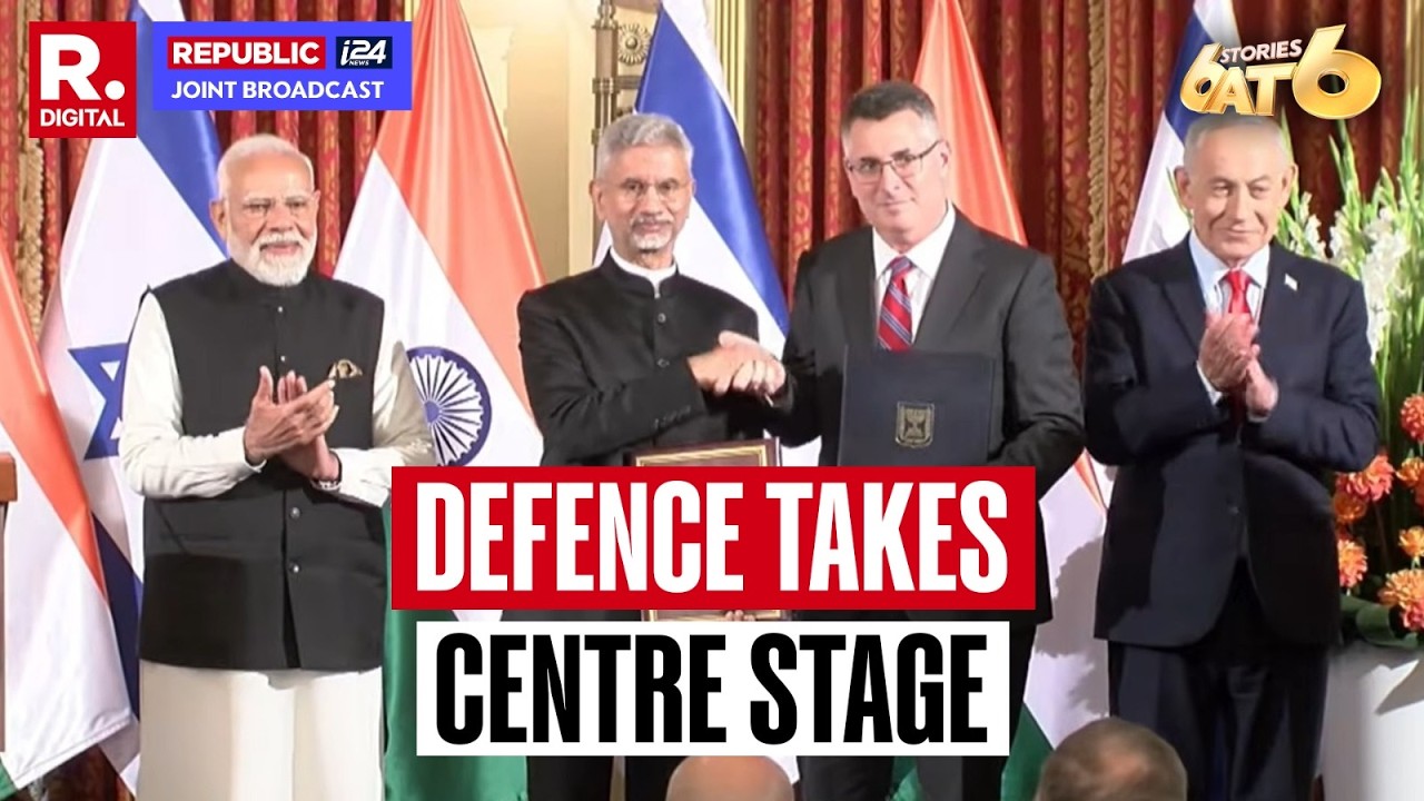 6 STORIES AT 6: PM Modi's Israel Visit Focused Razor-Sharp On Defence | NCERT Book Revoked