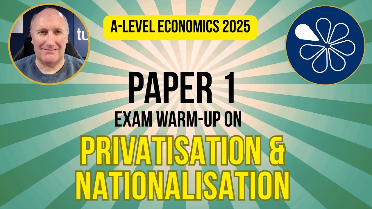 Privatisation & Nationalisation for Paper 1 Micro (2025) | Essential A-Level Economics Revision