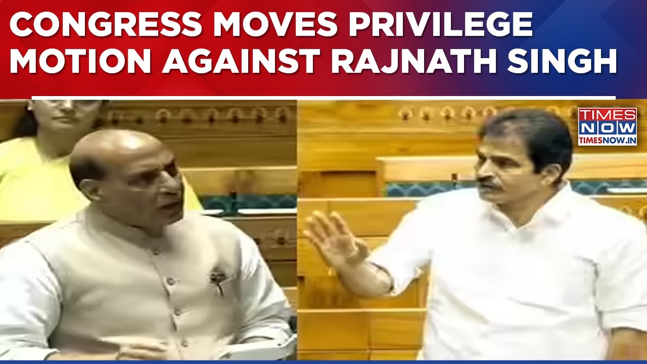 Congress Moves Privilege Motion Against Rajnath Singh Over Operation Sindoor Casualty Claim