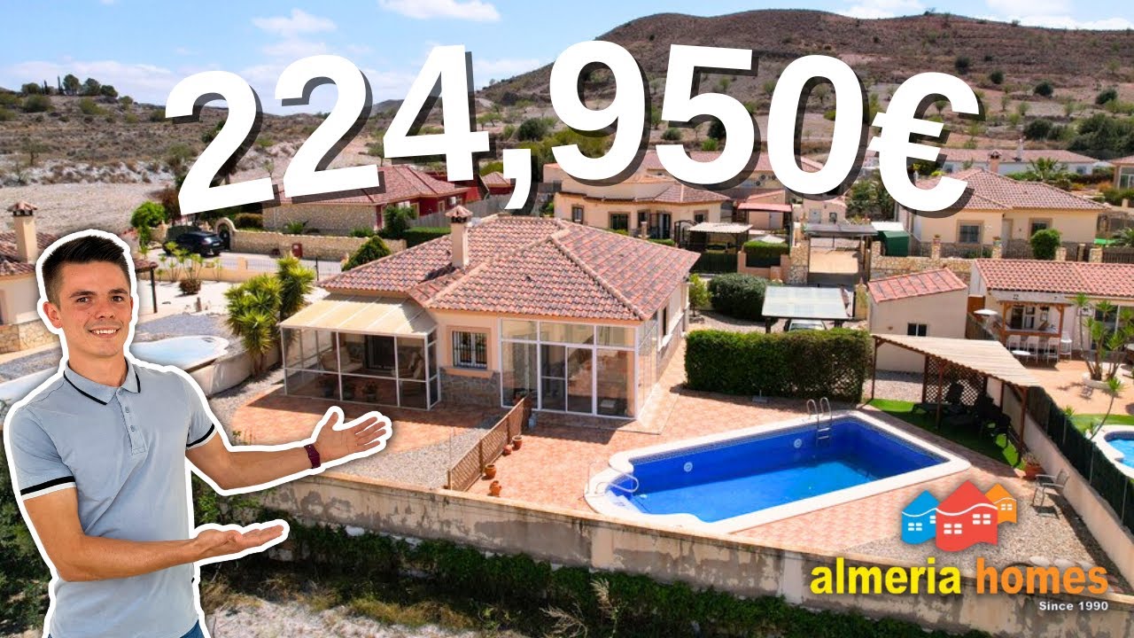 RESERVED! Property for sale in Almeria | 3 bedroom villa in Arboleas | Villa Juniper - AH13723