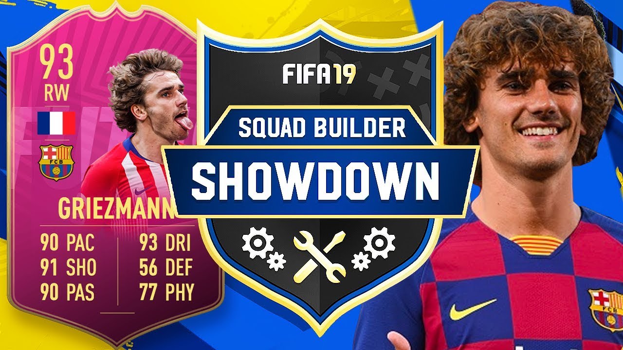 NEW BARCELONA SIGNING!! GRIEZMANN SQUAD BUILDER SHOWDOWN!! - FIFA 19 ULTIMATE TEAM