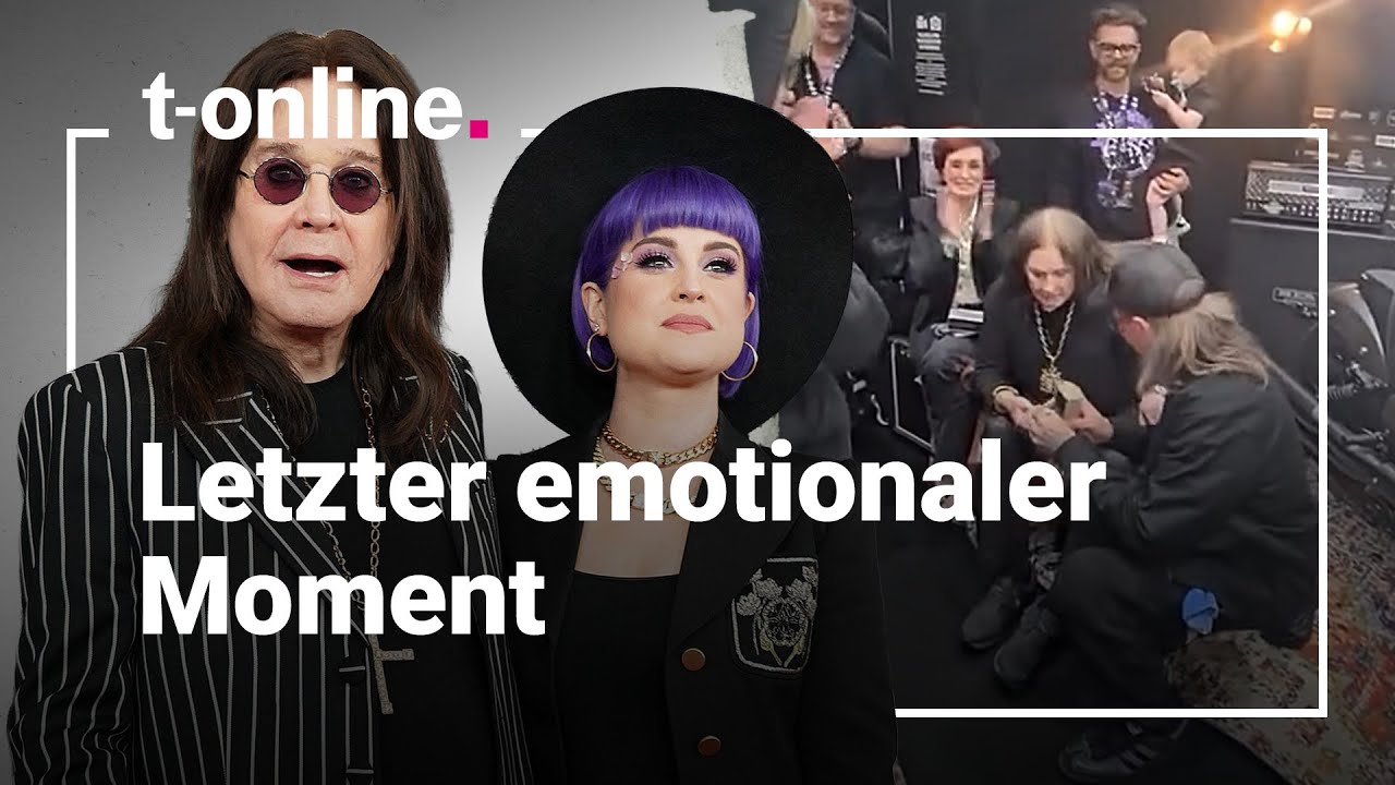 Ozzy Osbourne: Kurz vor seinem Tod &ndash; Video zeigt r&uuml;hrenden Moment mit Kelly