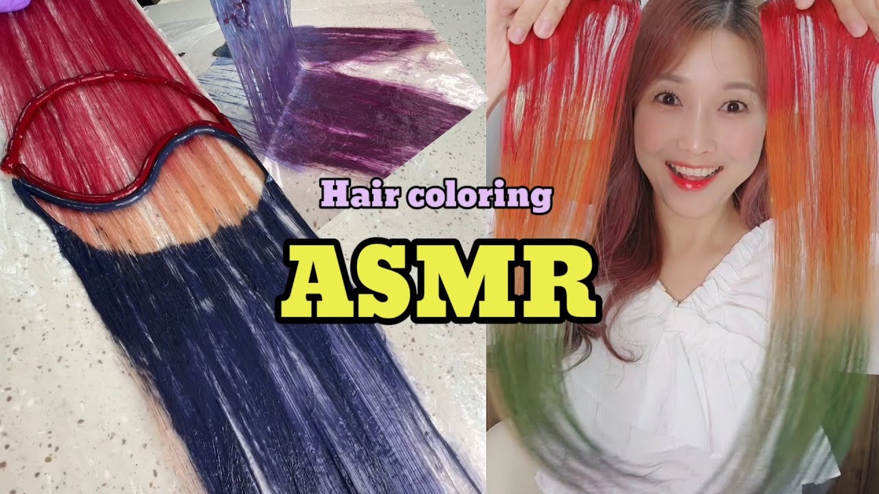 사각사각 속시원한  헤어컬러링 asmr 모음
