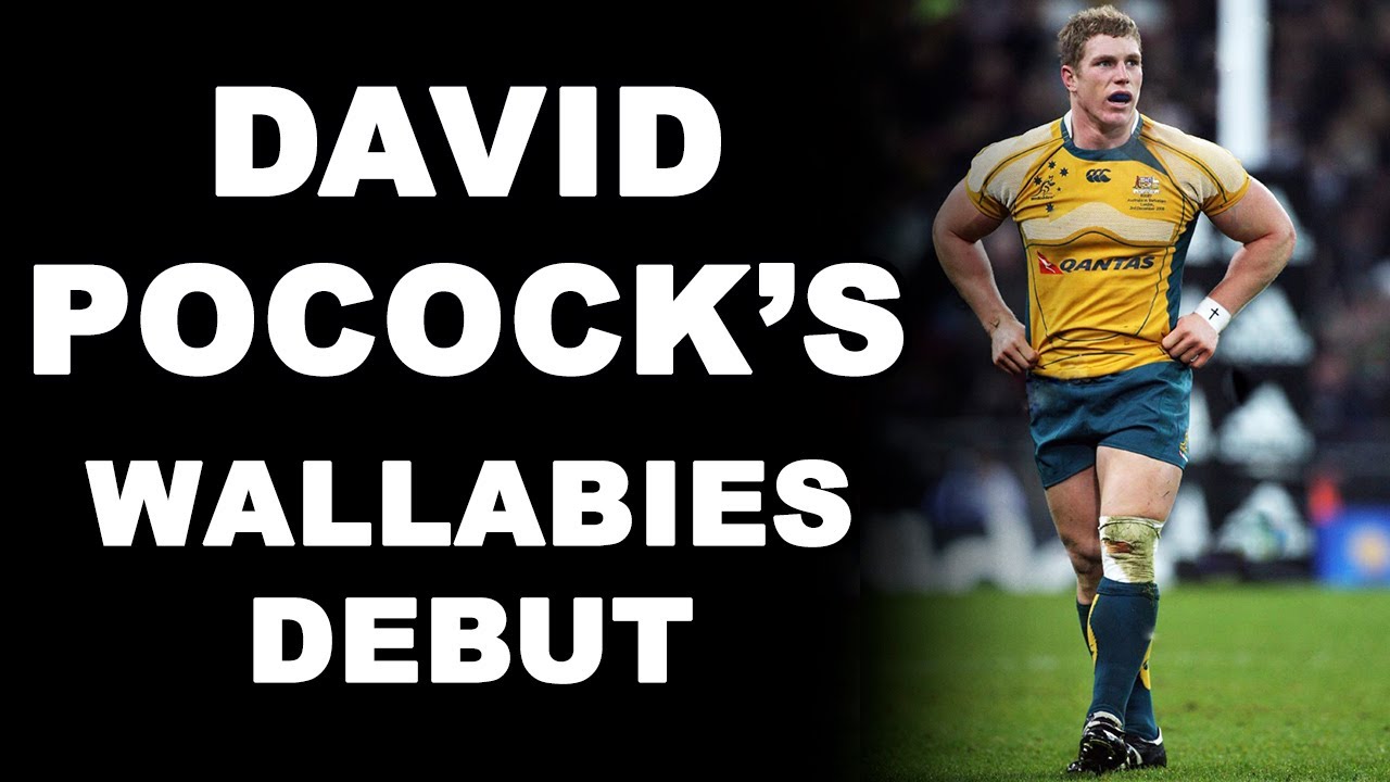 David Pocock's Wallabies Debut
