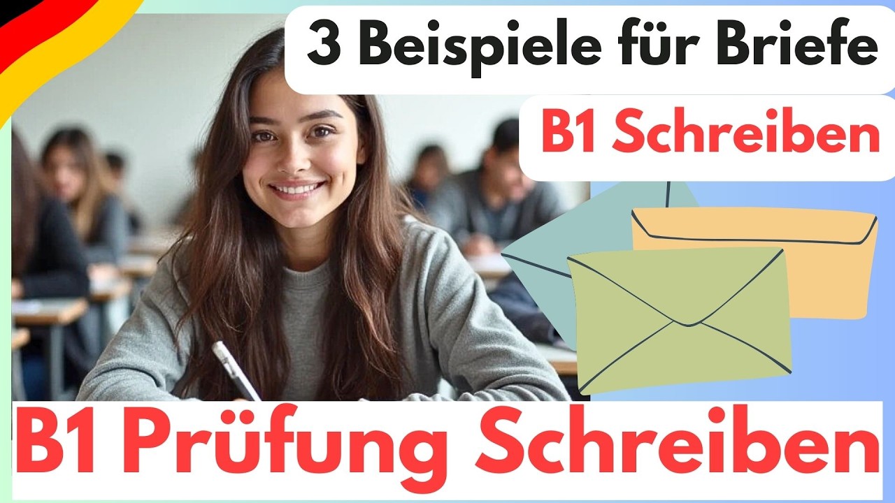 B1 Prüfung Schreiben: Briefe einfach und richtig formulieren #b1prüfung #deutschlernen #b1brief