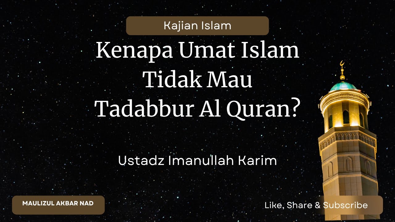 Live !!! Kajian Bakda Maghrib Masjid Baiturrahman Lhokseumawe - Ustadz Imanullah, M.Si
