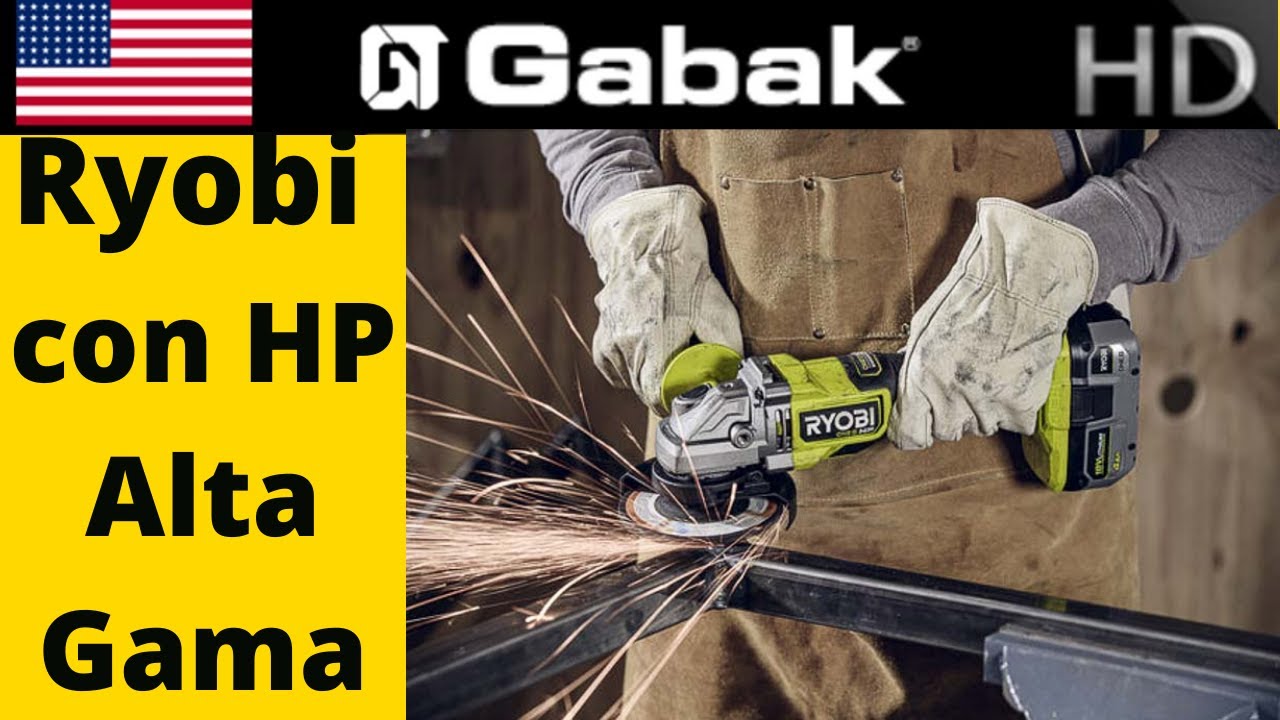 Cortadora Angular Ryobi mediana unboxing - GabakTech