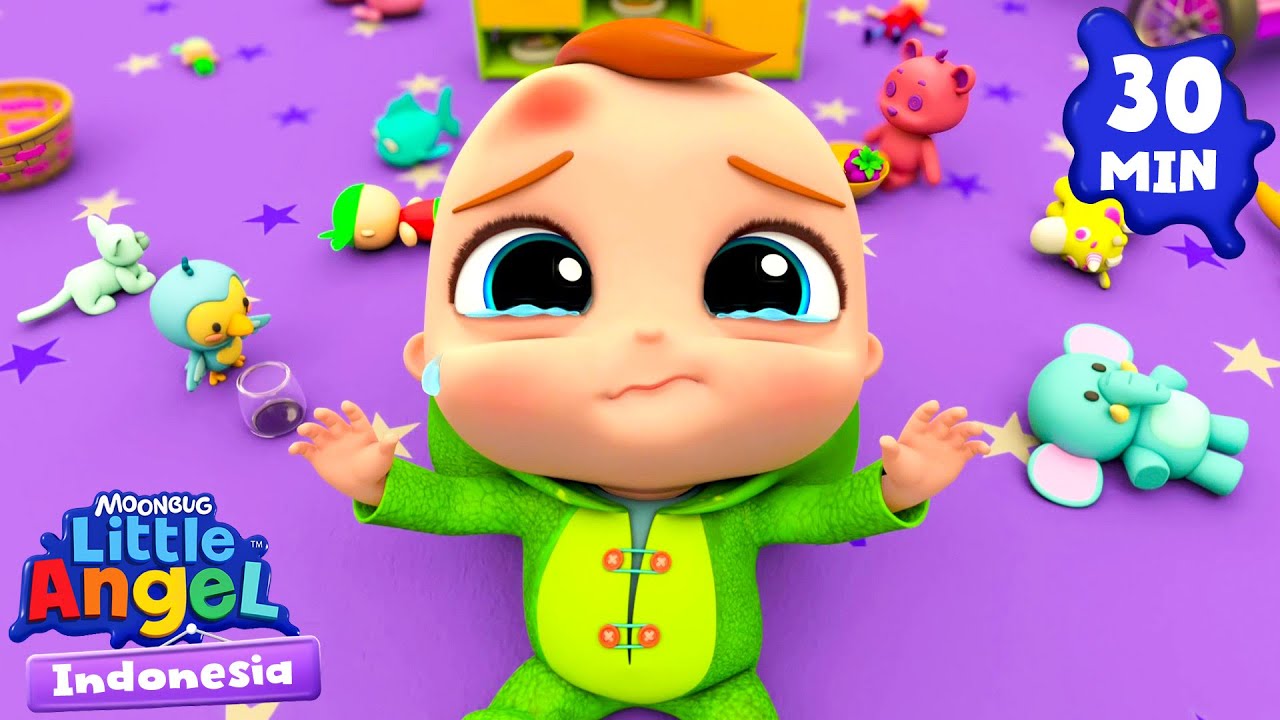 Awas Jangan Sampai Jatuh! | Little Angel | Kartun dan Lagu Anak | Moonbug Kids Indonesia