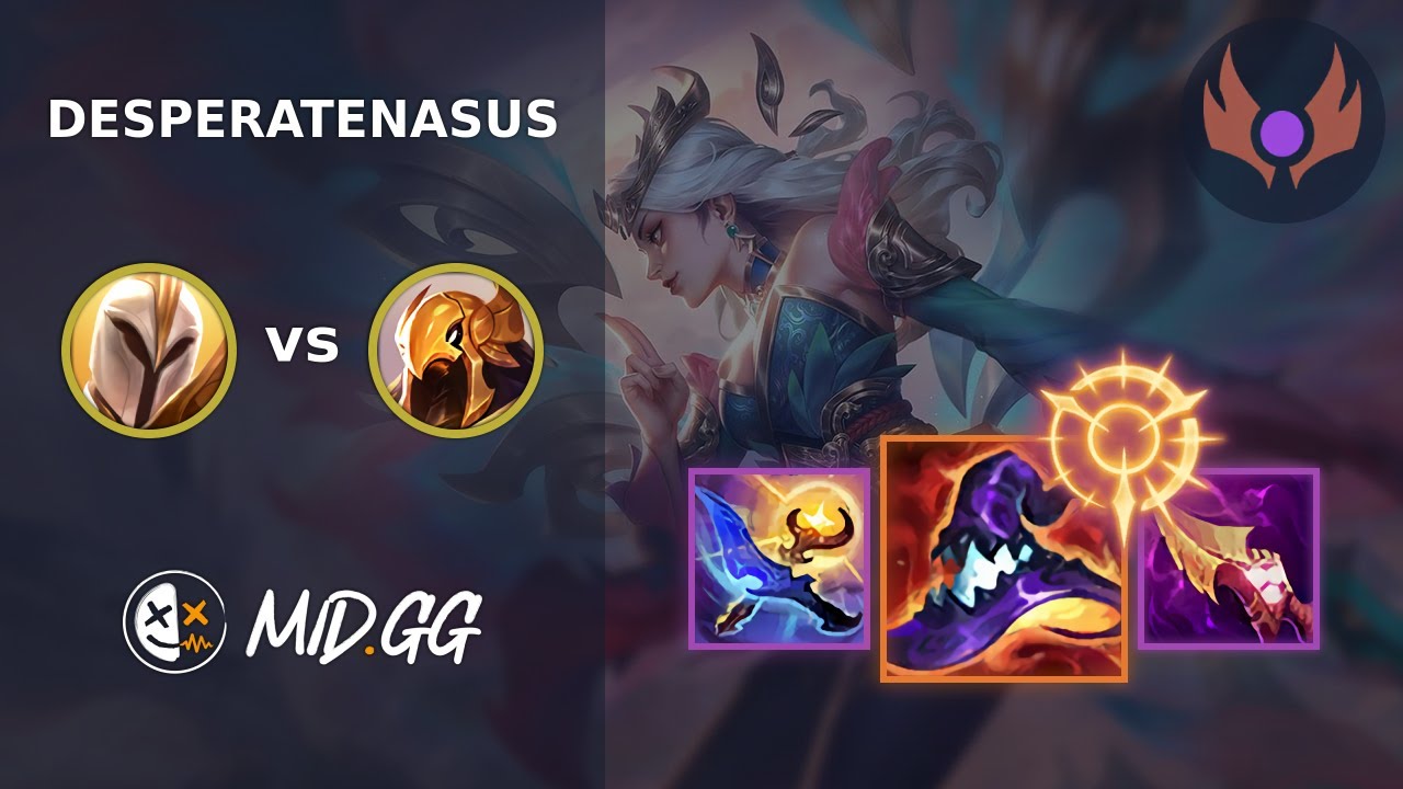 MID.GG: [ DesperateNasus ] Kayle MID vs Azir | EUW MASTER | LOL Season 2025