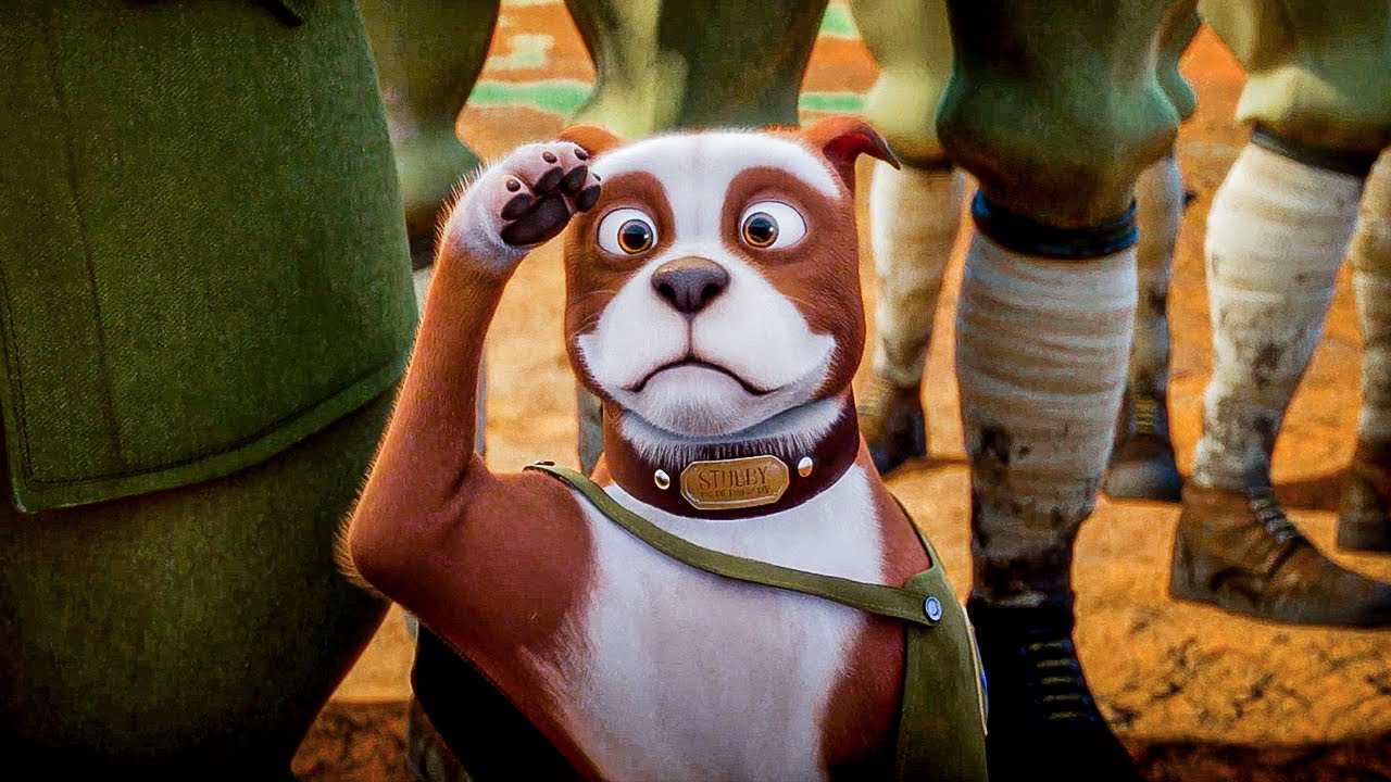 كلب ذكي وشجاع بينضم للجيش لانقاذ حياة صديقه | ملخص فيلم Sgt Stubby