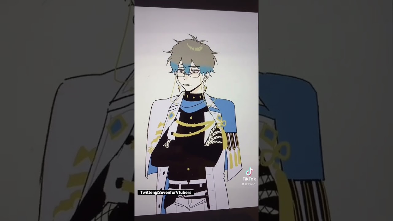 💔🔪💙#ikeeveland #ikenography #nijisanjien #にじさんじ #vtuber #art #fyp