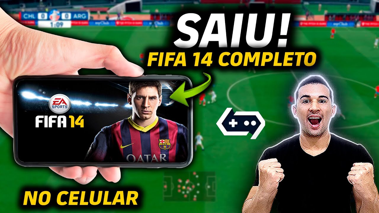 SENSACIONAL! SAIU FIFA 14 COMPLETO COM MODO CARREIRA NO GAMEHUB, JOGUE AGORA!