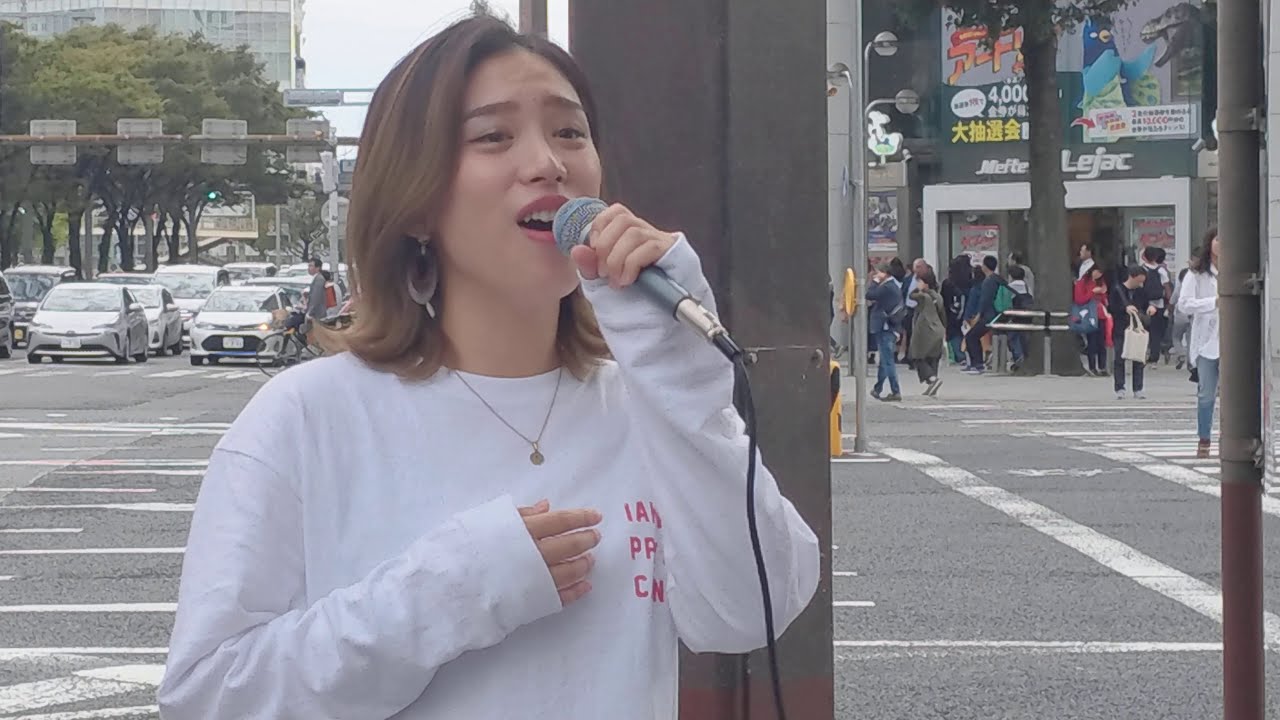 acane (あかね) cover『Happiness / シェネル』2019.10.26 名古屋駅路上ライブ　素敵な歌声！